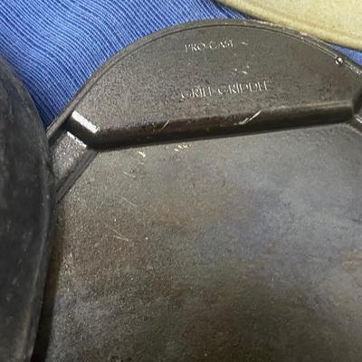 Cast Iron Small Skillets and Griddle