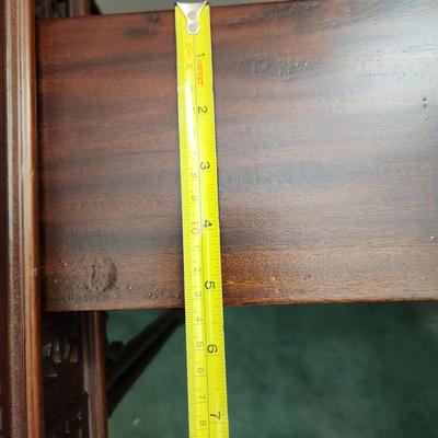 Chippendale Style Square Table w Pull out 13x13x27H