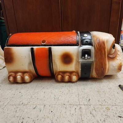 Blow mold dog toybox