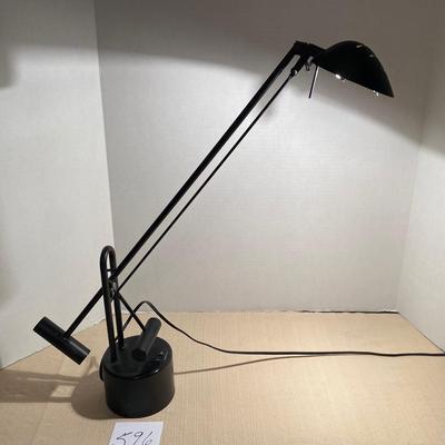 Vintage Black Industrial Tabletop Lamp
