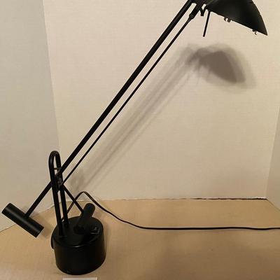 Vintage Black Industrial Tabletop Lamp
