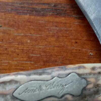 LOT 121 OLD UNCLE HENRY POCKET KNIFE