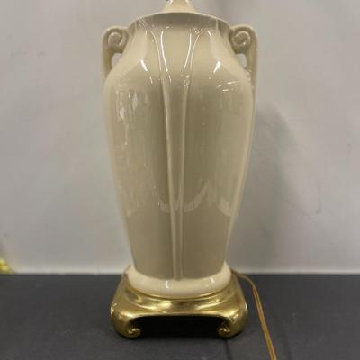 Ivory Porcelain Table Lamp