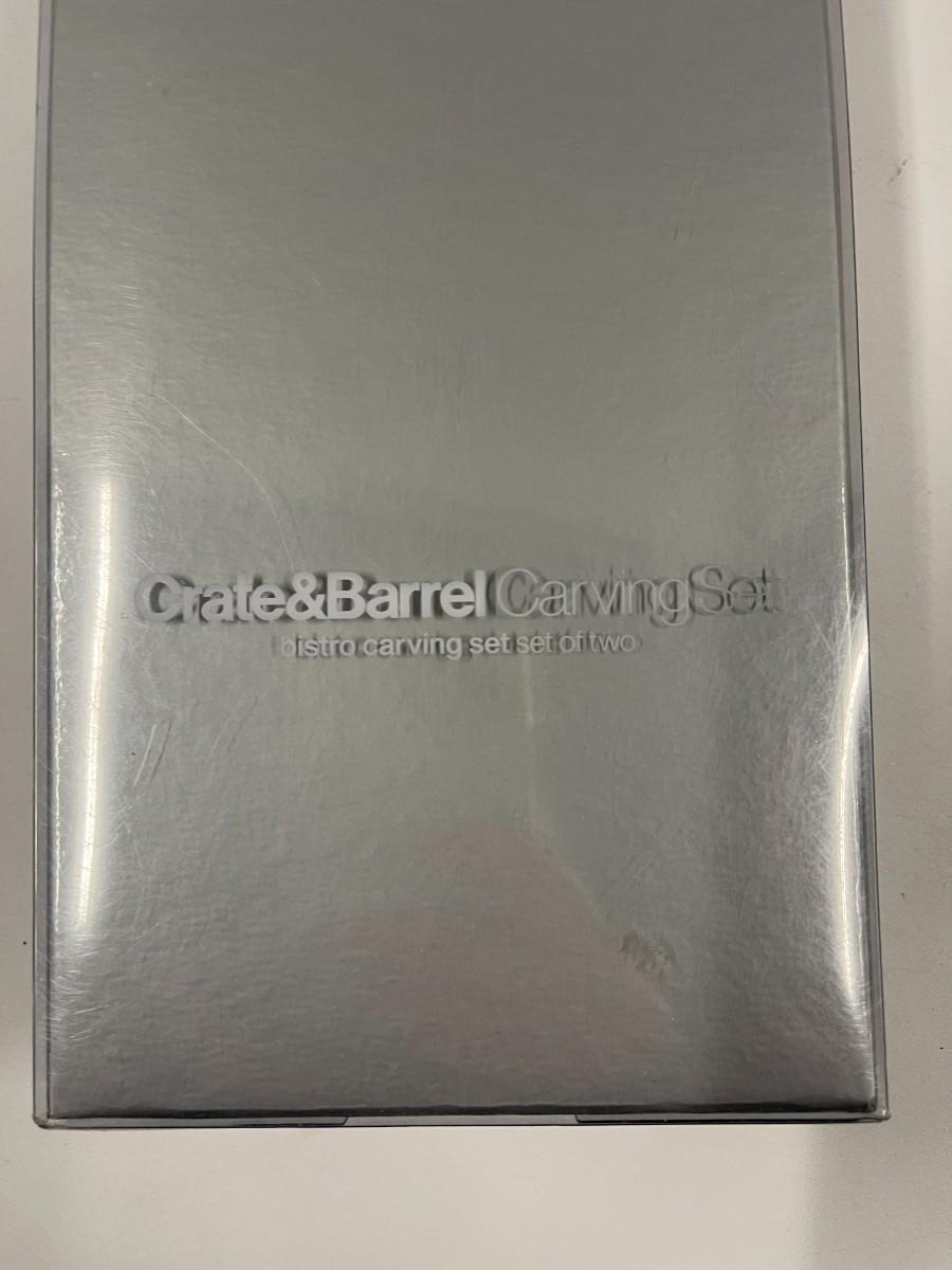 Crate & Barrel Robert Welch Carving Set, New in Box