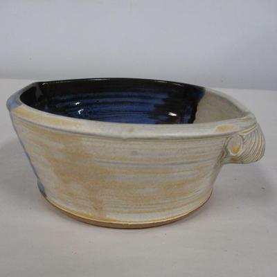 Hand Turned Pottery Bowl- 'Untamed Mudd' from NC- Approx 6