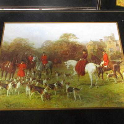 Hunting Scene Place Mats & Coasters