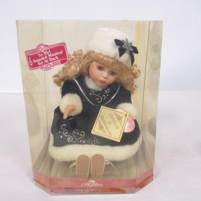 Gift Gallery Wind Up Musical Porcelain Doll