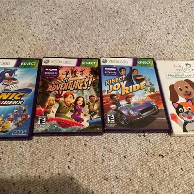 Xbox 360 Kinect games and movie