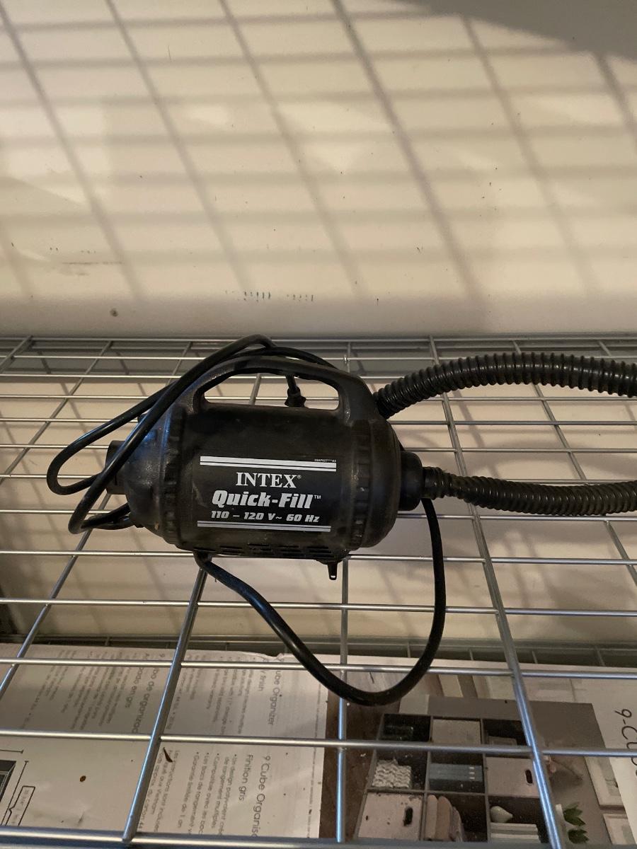 Intex quickfill air pump