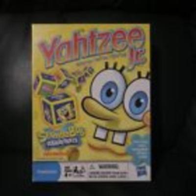 Yahtzee JR. SpongeBob SquarePants Edition 2011 Nickelodeon Hasbro