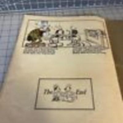 Vintage Repro DISNEY Coloring Book MICKEY MOUSE Silly Symphony BOOK TO COLOR