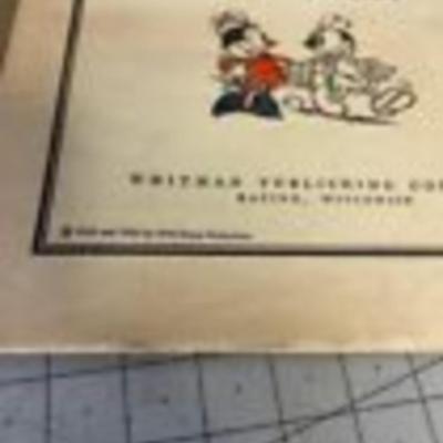 Vintage Repro DISNEY Coloring Book MICKEY MOUSE Silly Symphony BOOK TO COLOR
