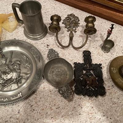 Brass & pewter items