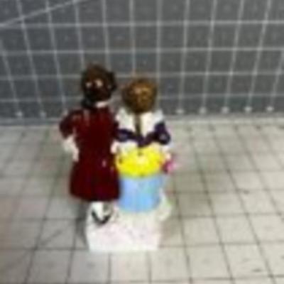 Rare Eugene Clauss Meissen Colorful Gentleman & Lady Small 5" Figurines