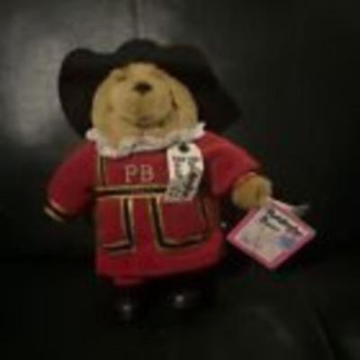 RARE Paddington Bear Vintage Plush British Beefeater Guard 7â€