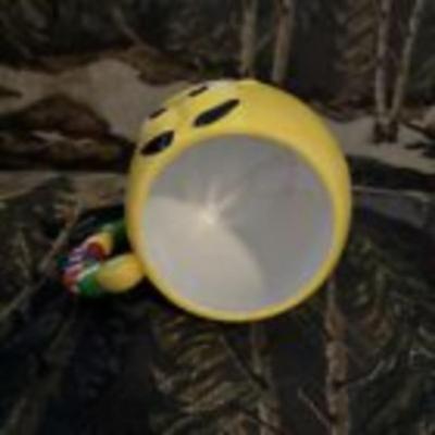 M&M â€˜s Mug Yellow With Multicolored Handle Authentic