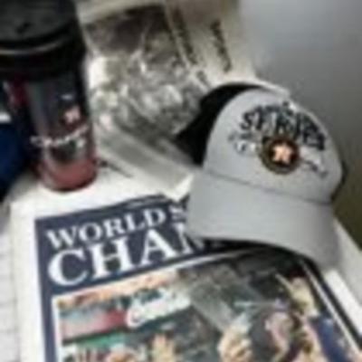Huston Astro Sports Memorabilia: T-Shirt, Ball Cap, Mugs, Newspapers etc.