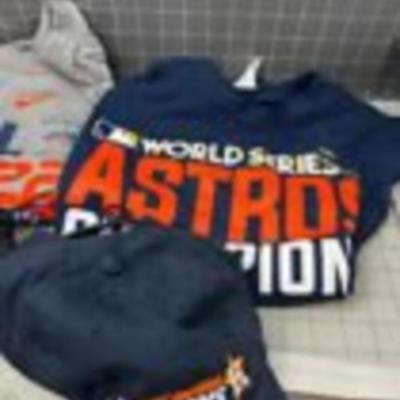 Huston Astro Sports Memorabilia: T-Shirt, Ball Cap, Mugs, Newspapers etc.