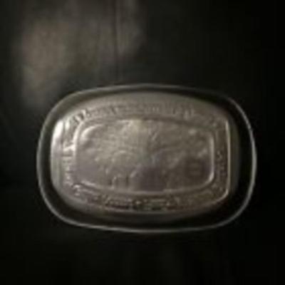 Family & Friends Gather Around Metal Bread Tray by Dat'l Do It, Inc.