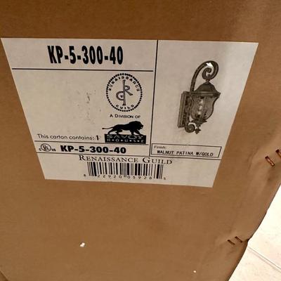 Lot 336 Savoy House KP-5-300-40 Monticello Wall Mount Lantern in Bronze