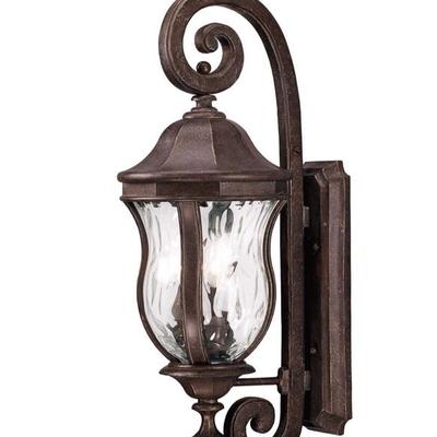 Lot 336 Savoy House KP-5-300-40 Monticello Wall Mount Lantern in Bronze