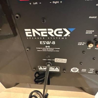 Lot 312 Energy speaker, system model, ESW-8