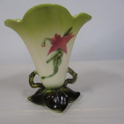 Vintage Hull Pottery Woodland Flared Flower Vase