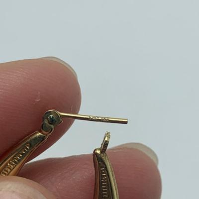 14K Gold Hoop Earrings & Studs (B1-HS)