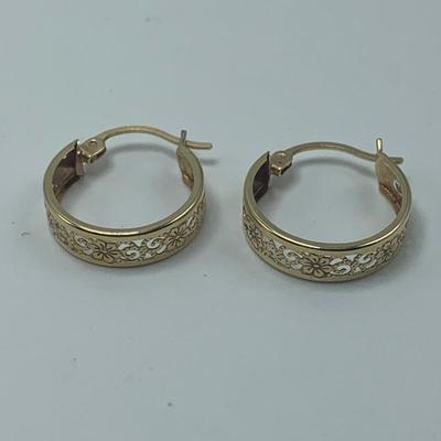 14K Gold Hoop Earrings & Studs (B1-HS)