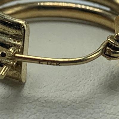 14K Gold Hoop Earrings & Studs (B1-HS)