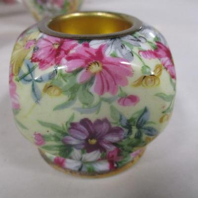Assorted Chintz Floral Porcelain Table Ware