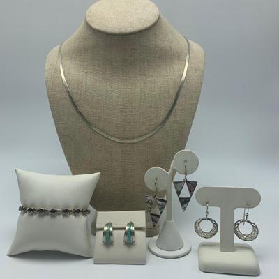 Sterling Silver Necklaces, Earrings, & More (B1-HS)