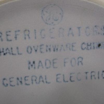 Vintage Hall Ovenware China Refrigerator Casserole Dish