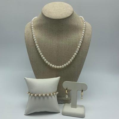 14K Pearl Set (B1-HS)