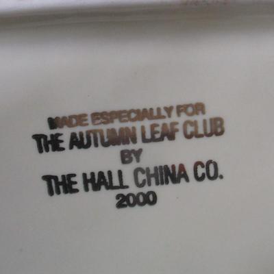 Superior Hall Dinnerware Pieces Autumn Leaf Club