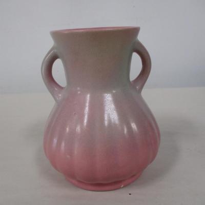 Double Handled Pottery Vase