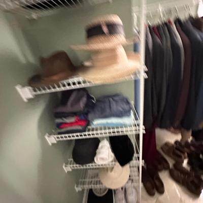 Mens Closet Contents