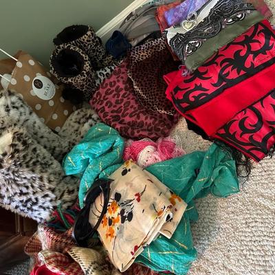 Womens Scarves & More Lot