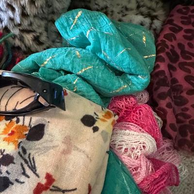 Womens Scarves & More Lot