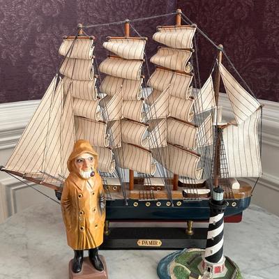 Pamir Ship Model Nautical Lot