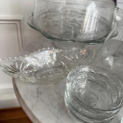 Crystal, Clear Glass Lot