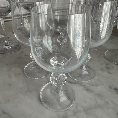 Crystal Stemware Lot