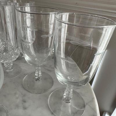 Crystal Stemware Lot