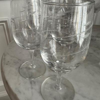 Crystal Stemware Lot