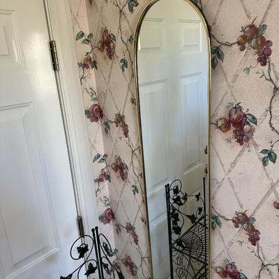 Folding corner shelf, Mirror