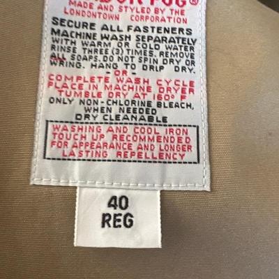 Lot 327 Men’s London Fog trench coat