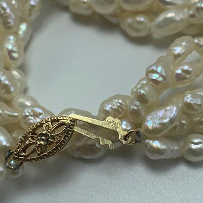 Collection of Pearl Necklaces, Earrings, & Brooches (B1-HS)