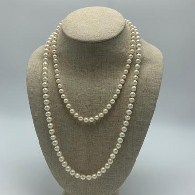 Collection of Pearl Necklaces, Earrings, & Brooches (B1-HS)