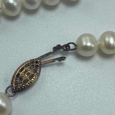 Collection of Pearl Necklaces, Earrings, & Brooches (B1-HS)