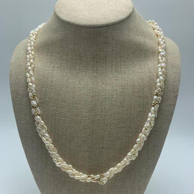 Collection of Pearl Necklaces, Earrings, & Brooches (B1-HS)